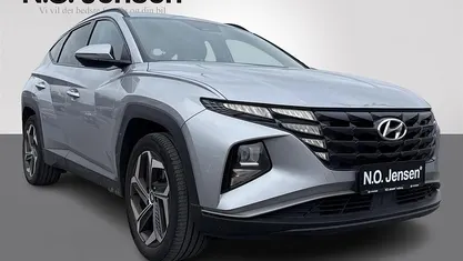 Shimmering silver Brugt 2021 Hyundai Tucson Essential SUV | 199.900 kr. (Fair pris)