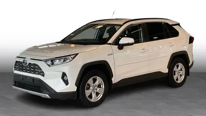 Brugt Toyota RAV4 Hybrid H3 218 HK (160 kW) 2020 070 pearl white SUV