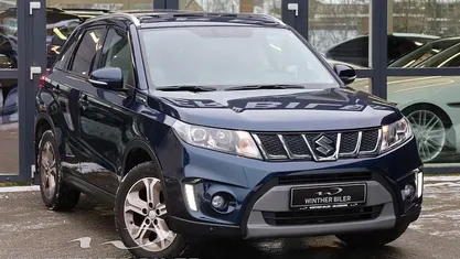 Mørkblåmetal Brugt 2018 Suzuki Vitara Exclusive | 129.900 kr. (Fair pris)