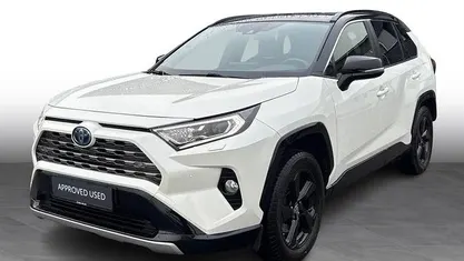 Pearl white/attitude black Brugt 2020 Toyota RAV4 Hybrid H3 Style SUV | 269.900 kr. (Fair pris)