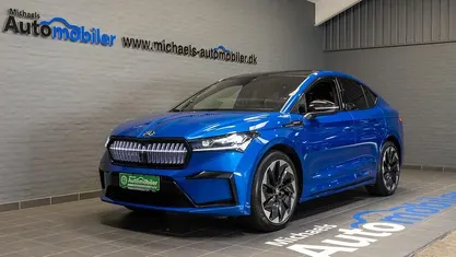 Blåmetal Brugt 2023 Skoda Enyaq iV SportLine SUV | 319.900 kr. (Fair pris)