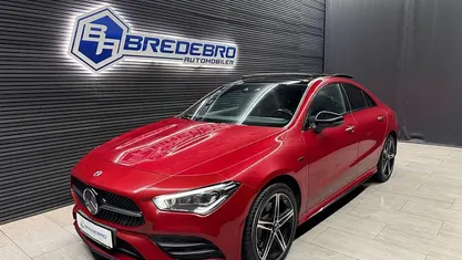 Brugt Mercedes CLA250e AMG line 218 HK (160 kW) 2020 Gråmetal Sedan