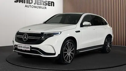 Brugt Mercedes EQC400 AMG line 300 kW (408 HK) 2023 Hvid SUV