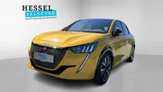 Gul Brugt 2022 Peugeot e-208 GT Hatchback | 132.900 kr. (God pris)