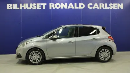 Sølvmetal Brugt 2019 Peugeot 208 Allure+ Hatchback | 79.900 kr. (Fair pris)
