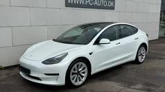 Hvidmetal Brugt 2021 Tesla Model 3 Long Range Sedan | 204.900 kr. (Fair pris)