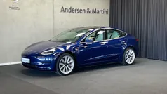 Blå Brugt 2020 Tesla Model 3 Standard Range Plus Sedan | 179.800 kr. (Fair pris)