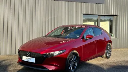 Mørkrødmetal Brugt 2019 Mazda 3 Cosmo Hatchback | 184.900 kr. (Fair pris)