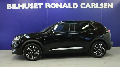Brugt Peugeot e-2008 GT 100 kW (136 HK) 2021 Sortmetal SUV