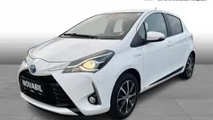 Hvid Brugt 2019 Toyota Yaris Hybrid H3 Hatchback | 124.900 kr. (Fair pris)