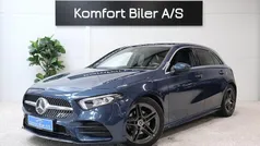 Blåmetal Brugt 2020 Mercedes A200 AMG line Hatchback | 264.900 kr. (Fair pris)