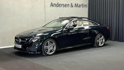 Grønmetal Brugt 2017 Mercedes E200 AMG line Coupe | 399.900 kr.