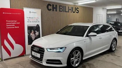 Hvid Brugt 2017 Audi A6 S-Line Stationcar | 229.500 kr. (Fair pris)