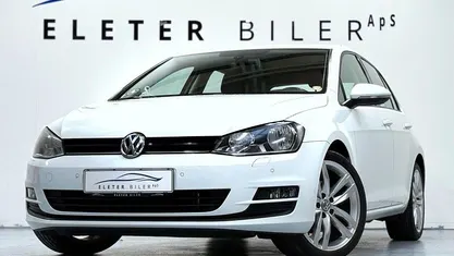 Hvid Brugt 2014 VW Golf VII Comfortline Hatchback | 99.900 kr. (Fair pris)