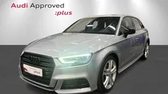 Sølvmetal Brugt 2019 Audi A3 Sportback Sport Hatchback | 169.900 kr. (Fair pris)