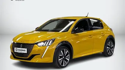 Gul faro standardlak Brugt 2021 Peugeot e-208 GT Hatchback | 124.900 kr. (Fair pris)