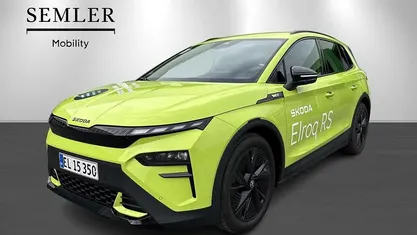 Lysgrønmetal Brugt 2025 Skoda Elroq RS SUV | 374.900 kr. (Fair pris)