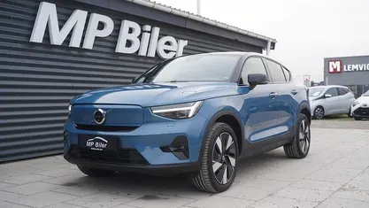 Blåmetal Brugt 2024 Volvo EC40 Ultra SUV | 319.900 kr. (God pris)