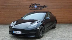 Sort Brugt 2022 Tesla Model 3 Long Range AWD Sedan | 230.000 kr. (God pris)