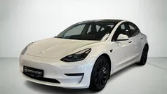 Hvid Brugt 2022 Tesla Model 3 Performance Sedan | 249.800 kr. (Fair pris)