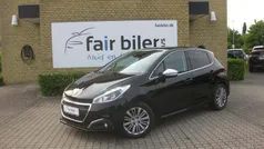 Sortmetal Brugt 2018 Peugeot 208 Allure Sky Hatchback | 74.900 kr. (Fair pris)