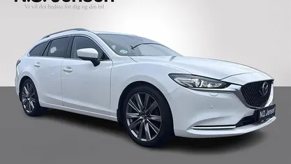 Hvidmetal Brugt 2019 Mazda 6 Optimum Stationcar | 219.900 kr. (Fair pris)