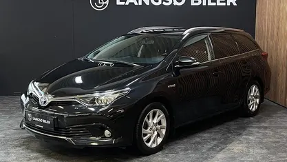 Sortmetal Brugt 2016 Toyota Auris Hybrid H2 Stationcar | 99.500 kr. (Fair pris)