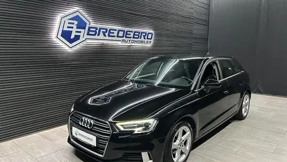 Sort Brugt 2018 Audi A3 Sportback Sport Hatchback | 144.500 kr. (God pris)