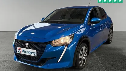 Brugt Peugeot e-208 Active 100 kW (136 HK) 2021 Blå met. Hatchback