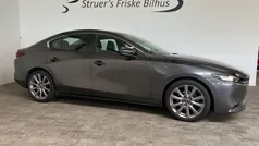 Machine gray Brugt 2019 Mazda 3 Cosmo Sedan | 169.900 kr. (Lidt for dyr)