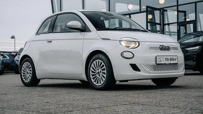 Hvid Brugt 2022 Fiat 500e Action Hatchback | 97.600 kr. (Fair pris)