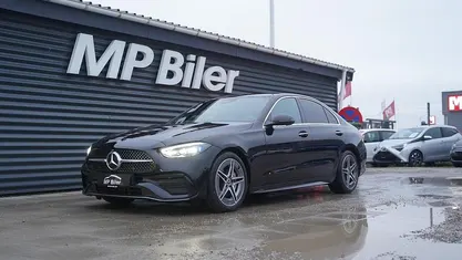 Sortmetal Brugt 2022 Mercedes C200 AMG line Sedan | 379.900 kr. (God pris)