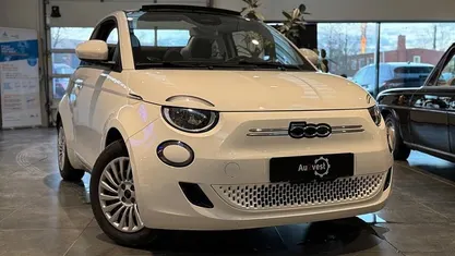 Hvidmetal Brugt 2023 Fiat 500e Icon Cabriolet | 142.799 kr. (Fair pris)