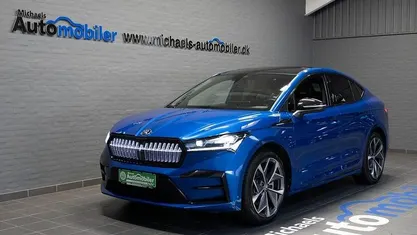 Blåmetal Brugt 2023 Skoda Enyaq iV RS SUV | 344.900 kr. (Fair pris)