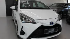 Hvid Brugt 2020 Toyota Yaris Hybrid H2 Hatchback | 89.900 kr. (God pris)