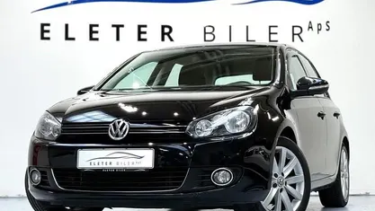 Brugt VW Golf VI Highline 122 HK (89 kW) 2010 Sort Hatchback