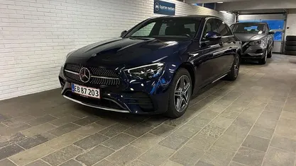 Blåmetal Brugt 2020 Mercedes E300 AMG line Sedan | 409.900 kr. (Fair pris)