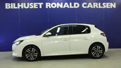 Hvid Brugt 2020 Peugeot 208 Allure Hatchback | 109.900 kr. (Fair pris)
