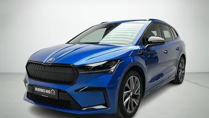 Blå Brugt 2021 Skoda Enyaq iV SportLine SUV | 249.900 kr. (Fair pris)
