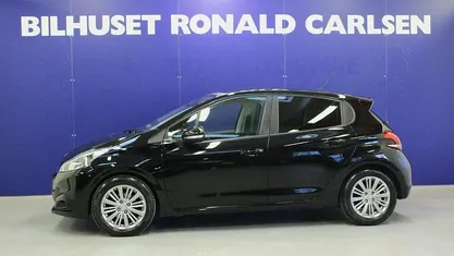 Sortmetal Brugt 2018 Peugeot 208 Signature Sky Hatchback | 79.900 kr. (Fair pris)