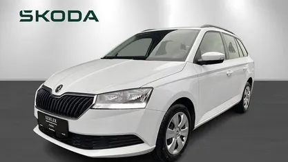 Hvidmetal Brugt 2020 Skoda Fabia Ambition Stationcar | 109.900 kr. (God pris)