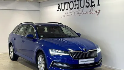 Brugt Skoda Superb Ambition 218 HK (160 kW) 2020 Blå Stationcar