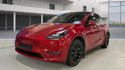 Rødmetal Brugt 2021 Tesla Model Y Long Range AWD SUV | 234.900 kr. (Fair pris)