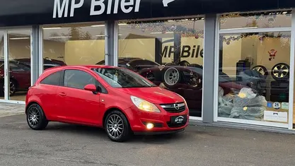 Rød Brugt 2010 Opel Corsa Enjoy Hatchback | 16.900 kr. (Fair pris)