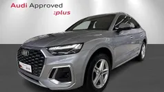 Sølvmetal Brugt 2023 Audi Q5 Sportback S-Line SUV | 499.900 kr.