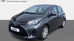 Koksgråmetal Brugt 2015 Toyota Yaris T2 Hatchback | 54.900 kr. (Fair pris)