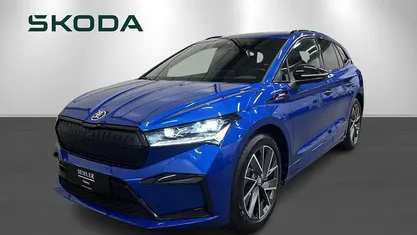 Blåmetal Brugt 2023 Skoda Enyaq iV SportLine SUV | 264.900 kr. (Fair pris)