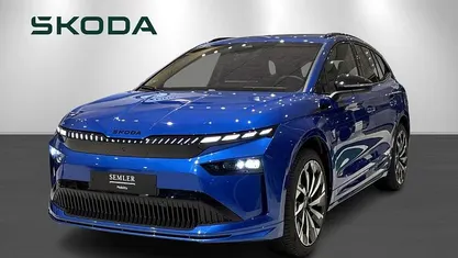 Blåmetal Brugt 2025 Skoda Enyaq iV SportLine SUV | 449.900 kr.