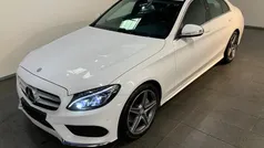 Hvid Brugt 2015 Mercedes C200 AMG line Sedan | 179.900 kr. (Super pris)