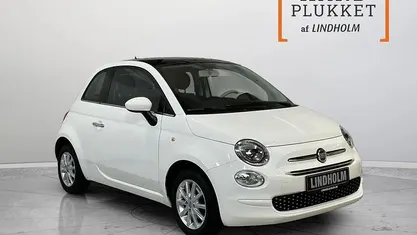 Brugt Fiat 500 Lounge 69 HK (50 kW) 2019 Hvid
